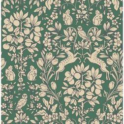 Nuwallpaper Emerald Enchanted Peel Stick Wallpaper