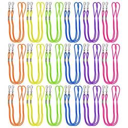 Champion Sports Neon Nylon Lanyards, 12 Per