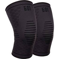 Ergodyne Proflex 601 Knee Compression Sleeve, Medium, Black