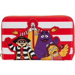 Loungefly Mcdonalds: Ronald And Friends Zip Around Wallet