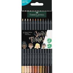 Faber-Castell Malstifte, Black Edition Sortiert