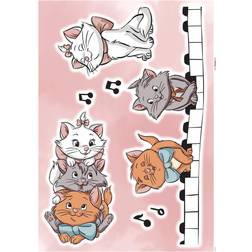 Komar Wandtattoo Aristocats Kittens