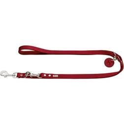 Hunter Adjustable 2m Red Leather Dog Lead