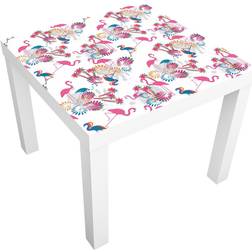 Carta adesiva per mobili IKEA Lack Tavolino Dance of the Flamingo