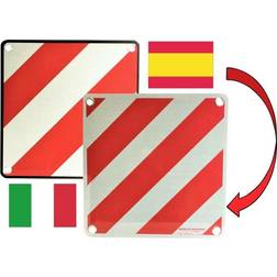 IWH 97605 Advarselsskilt 2in1 für Spanien und Italien Advarselsskilt 50 cm x 50 cm