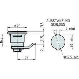 Basi HS 327 KD Mailbox Lock