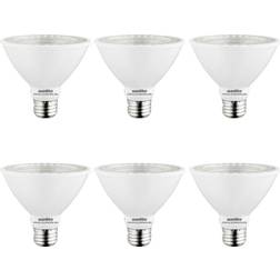 Sunlite 40980 PAR30/LED/9W/SHORT/FL35/D/E/30K/6PK PAR30 Flood LED Light Bulb