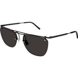 Saint Laurent Black SL 600 001 Black/Black/Blac