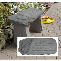 Design Toscano Bring You Cast Stone Memorial Garden Bench