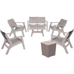 Dukap Enzo 7pc Conversation Chat Loungesett