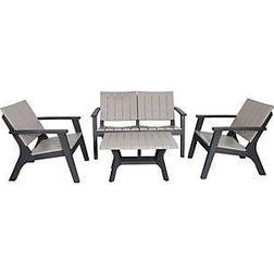 Dukap Enzo 4pc Conversation Chat Loungesett