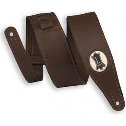 Levy's Padded Vegan Leather Strap with Hemp Logo, Dark Brown