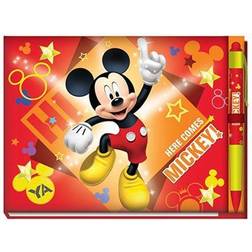 Monogram Mickey Mouse Deluxe Autograph Book with Pen