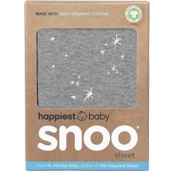 Happiest Baby 100% Organic Cotton SNOO Bassinet Fitted Sheet Graphite Galaxy