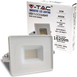 V-TAC 20W LED Projektør 4000K