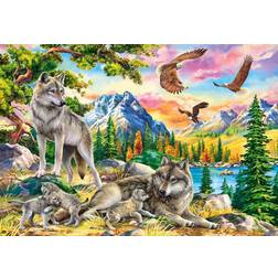 Castorland Wolf Family and Eagles