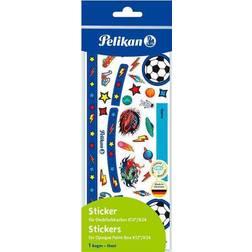 Pelikan Sticker Blau/Fussball für Deckfarbkasten K12/K24