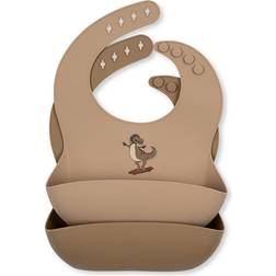 Konges Sløjd Bib Silicone 2-pack Skateosaurus