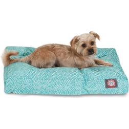Majestic Pet Teal Native Rectangle Indoor Outdoor Dog Bed With Removable Washable Cover Small