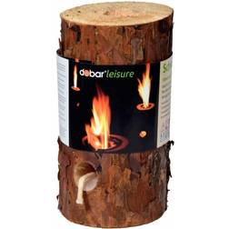 Dobar Swedish Garden Torch Brown 20cm H x 15cm W x 15cm D