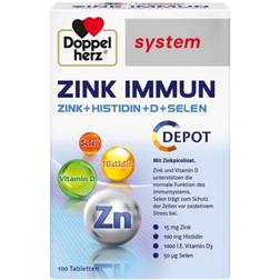 Doppelherz Zink Immun Depot system Tabletten 100