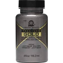 Folkart Treasure Gold Paint 4oz-Antique Silver