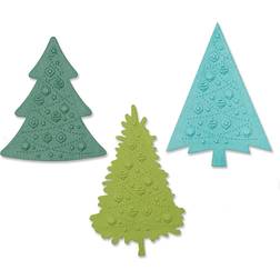 Sizzix Festive Trees Switchlits Embossing Folder