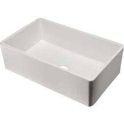 ALFI brand AB533-W 33" Single Bowl Farm Sink Front