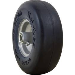 Marathon 3-19/64" Wide x 9" High x 4" Deep Smooth Flat Free Hand Truck Tire