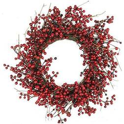 Northlight Shiny Red Berry Artificial Wreath Accents Decoration