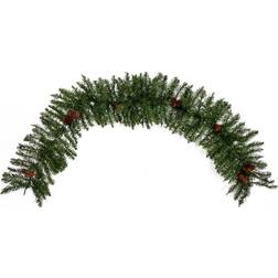 Nearly Natural 6ft. Mixed Alaskan Pines Pinecones Garland Christmas Tree