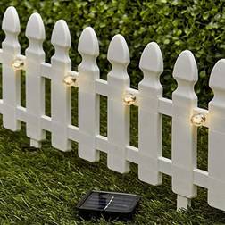 The Lakeside Collection 6-Ft. Solar Border Fence