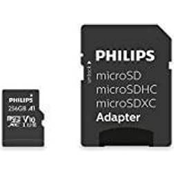 Philips MicroSDXC Card 256GB Class 10 UHS-I U1 incl. Adapter