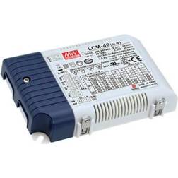 Mean Well LED Driver LCM-40, 2-100V 40W, 350-1050