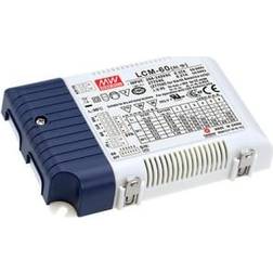 Mean Well LED Driver LCM-60, 2-90V 60W, 500-1400