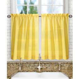 Ellis Curtains Gardin Stacey Genomskinliga Skräddarsydda 142 cm x 61 cm Gul