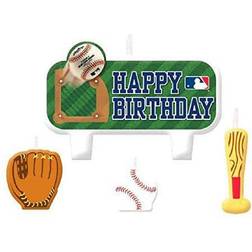 Amscan Major League Baseball Molded Cake Candles 4