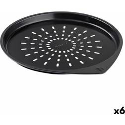 Pyrex Molde Magic Negro Metal Ø 30 cm (6 Unidades) Sartén para Pizza 30 cm