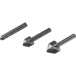 Wolfcraft 2504000 Countersink set 3-piece 6 mm, 12 mm, 16 mm Tool steel Cylinder shank 1 Set