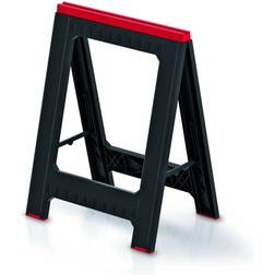 Prosperplast Kistenberg soporte caballete Negro y rojo