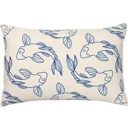 Broste Copenhagen Koi Kissenbezug Blau (50x50cm)