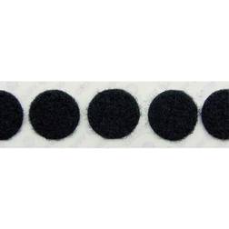 Velcro E20102233011425 Pastilles Rondes Auto-Agrippantes À Coller Partie Velours 22 mm Noir 1000 pcs