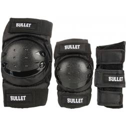 Bullet Junior Triple Padset Beskyttelsessæt Black Black