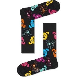 Happy Socks Black Dog Crew Sock 36-40 - Black/Blue