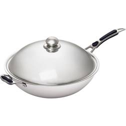 Bartscher Sauteuse Wok Inox Ø36 cm Pour Induction IW35