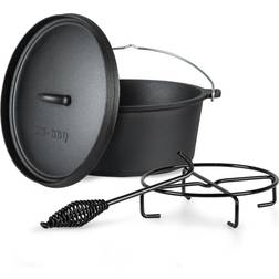 Klarstein Galloway Dutch Oven 9.0 BBQ-Topf Gusseisen