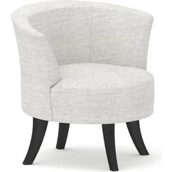 Best Xpresstm Linen Steffen Swivel Espresso Finish Chair Cobalt