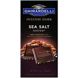 Ghirardelli Intense Dark Squares Sea Salt Almond