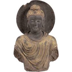 BigBuy Home Buste 53 82 Buddha Harpiks Dekorationsfigur