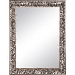 BigBuy Home 64 3 Silver DMF Wall Mirror